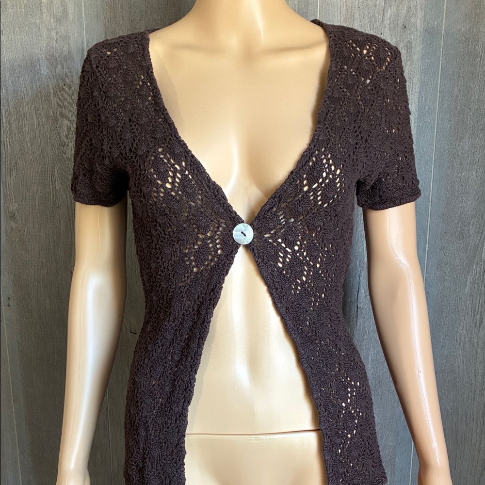 Vintage 60s - 70s Short Sleeve Sweater / Top